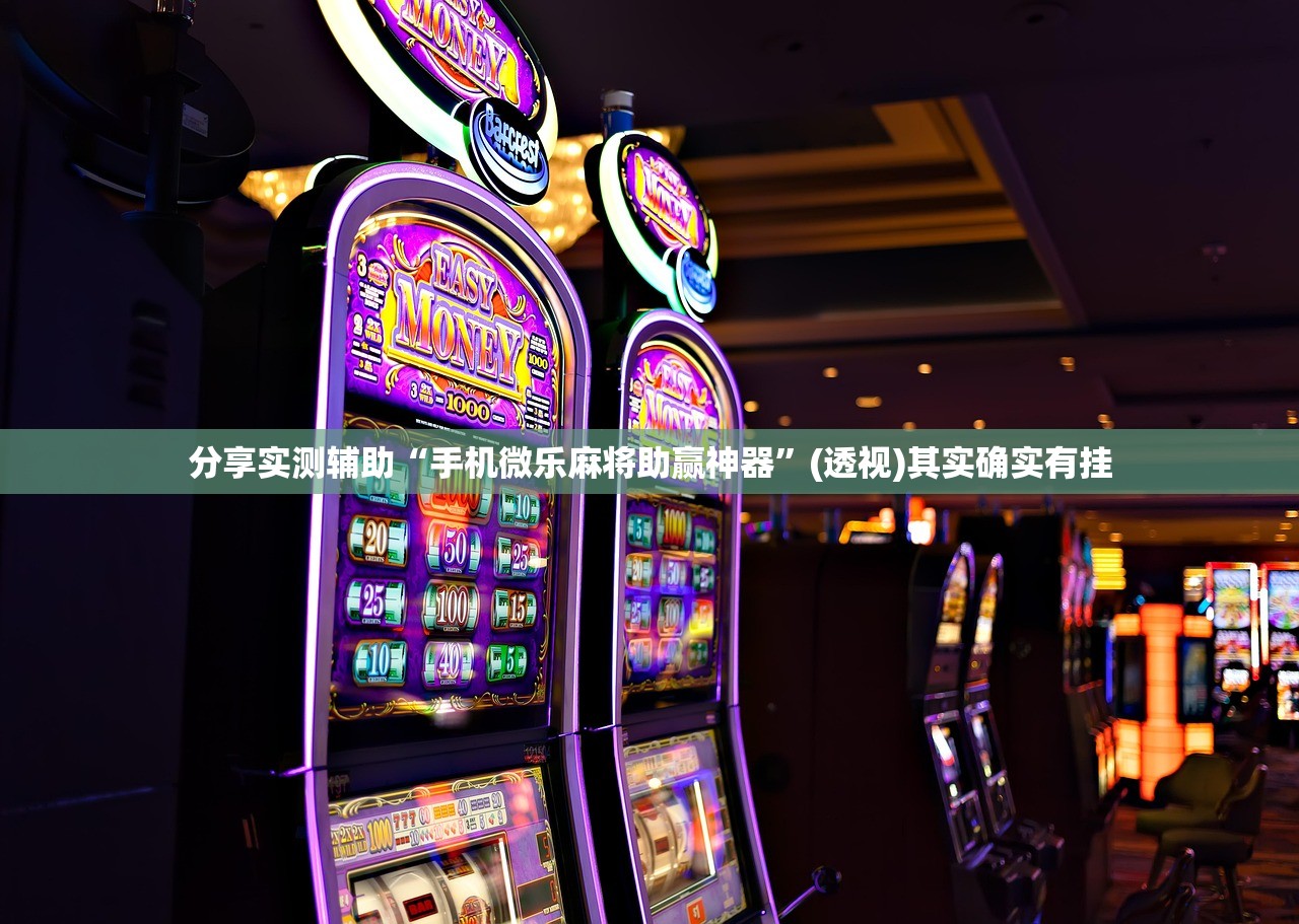 分享实测辅助“手机微乐麻将助赢神器”(透视)其实确实有挂