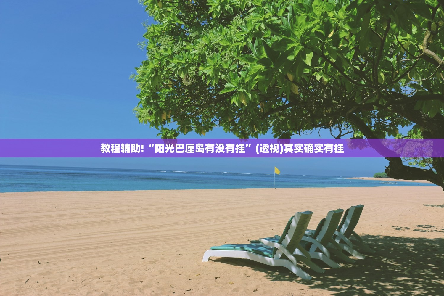 教程辅助!“阳光巴厘岛有没有挂”(透视)其实确实有挂