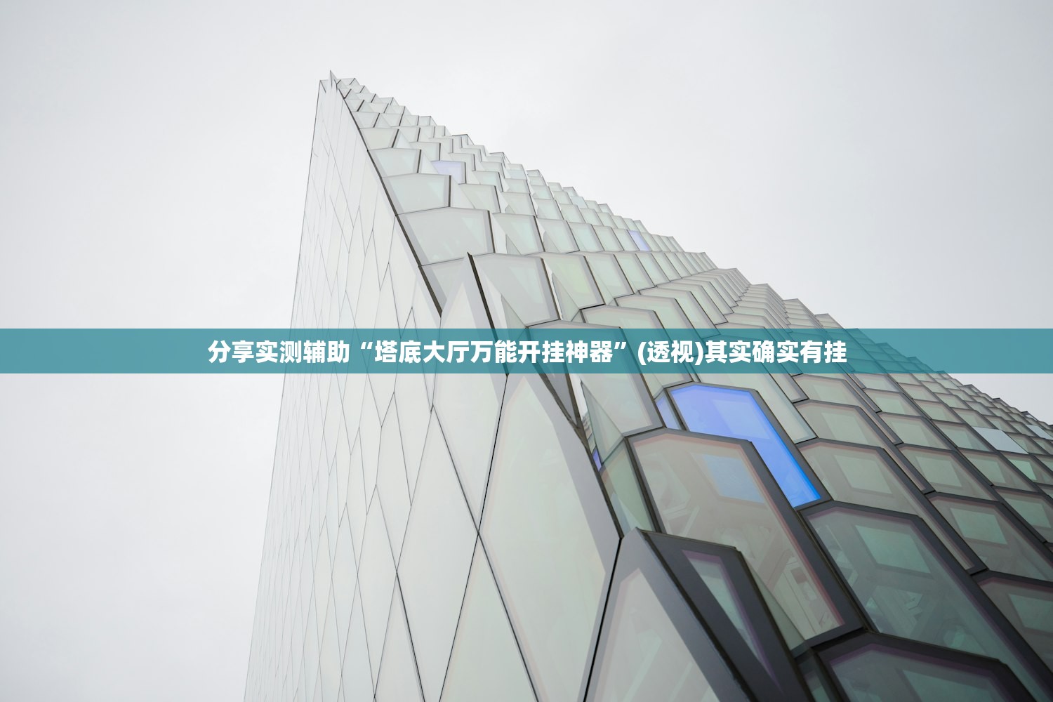 分享实测辅助“塔底大厅万能开挂神器	”(透视)其实确实有挂